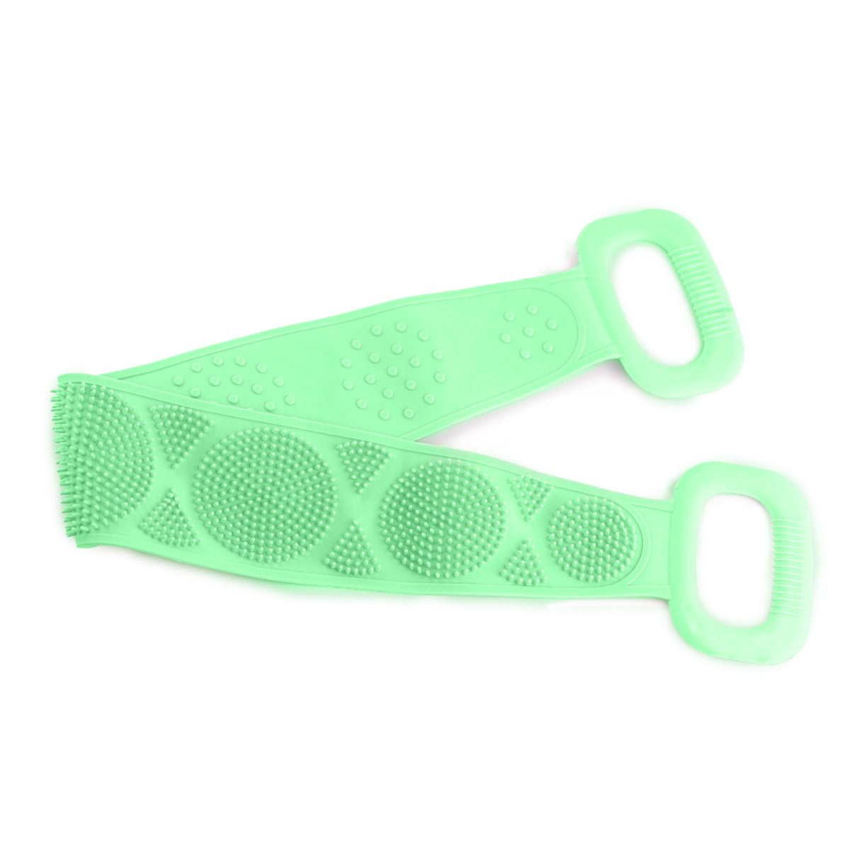 Shiny Luxe Silicone Bath Sponge Green