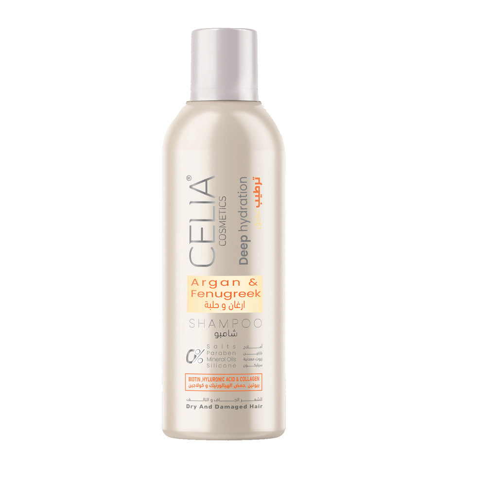 Celia Argan and Fenugreek Shampoo for Dry and Damaged Hair 500ml
