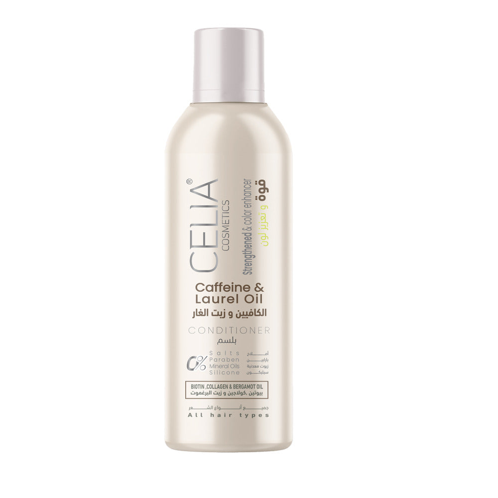 Celia Caffeine & Laurel Oil Conditioner for All Hair Types 500ml