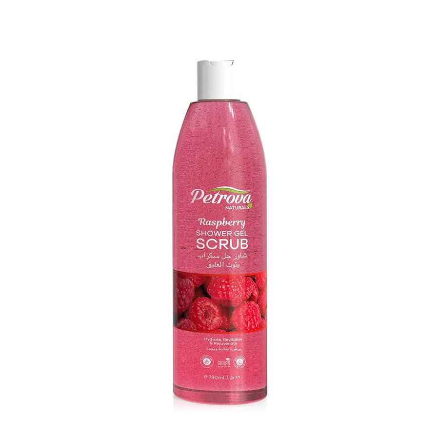 Petrova Shower Gel Scrub Raspberry 790ml