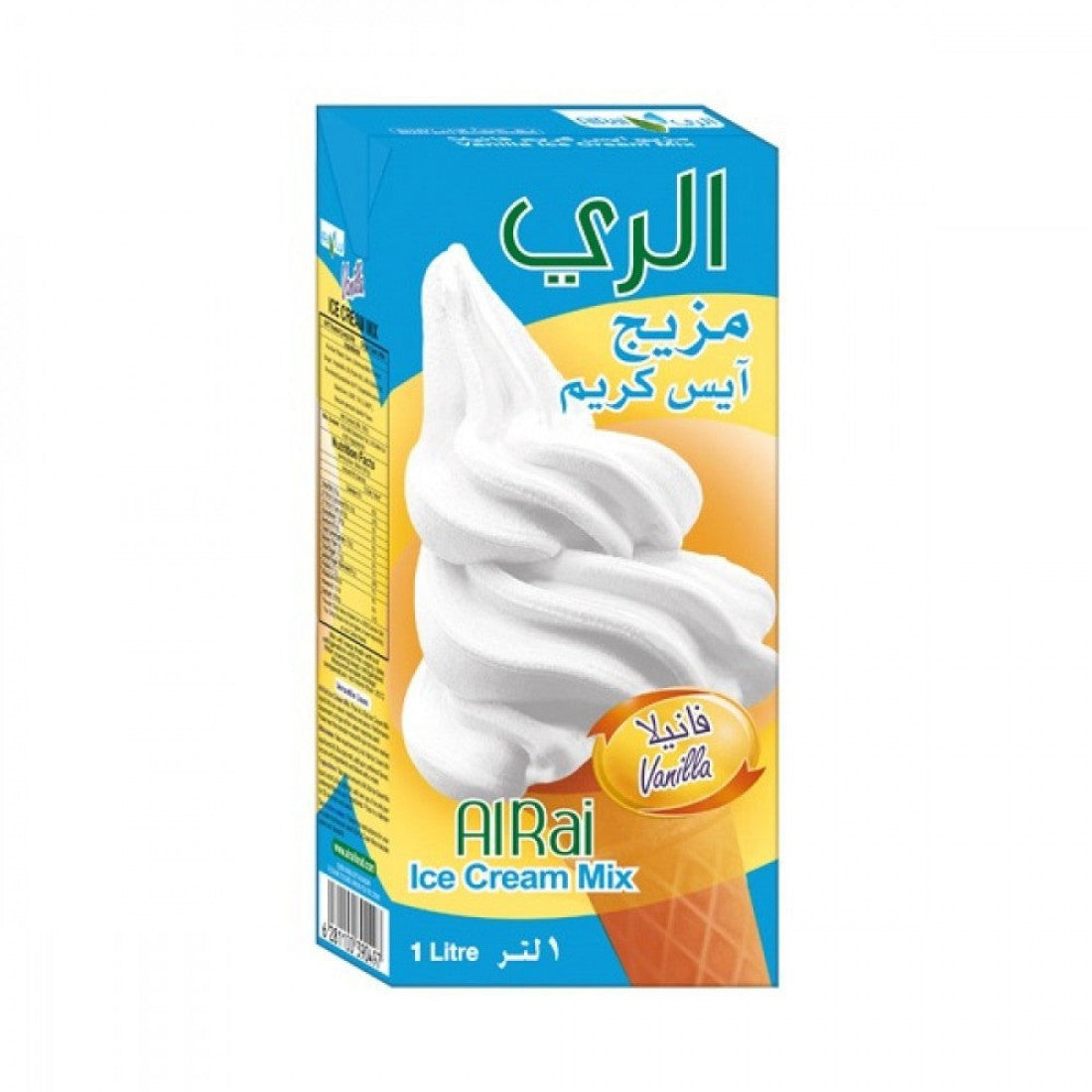 مزيج ايس كريم الري 1 لتر بنكهة الفانيلا