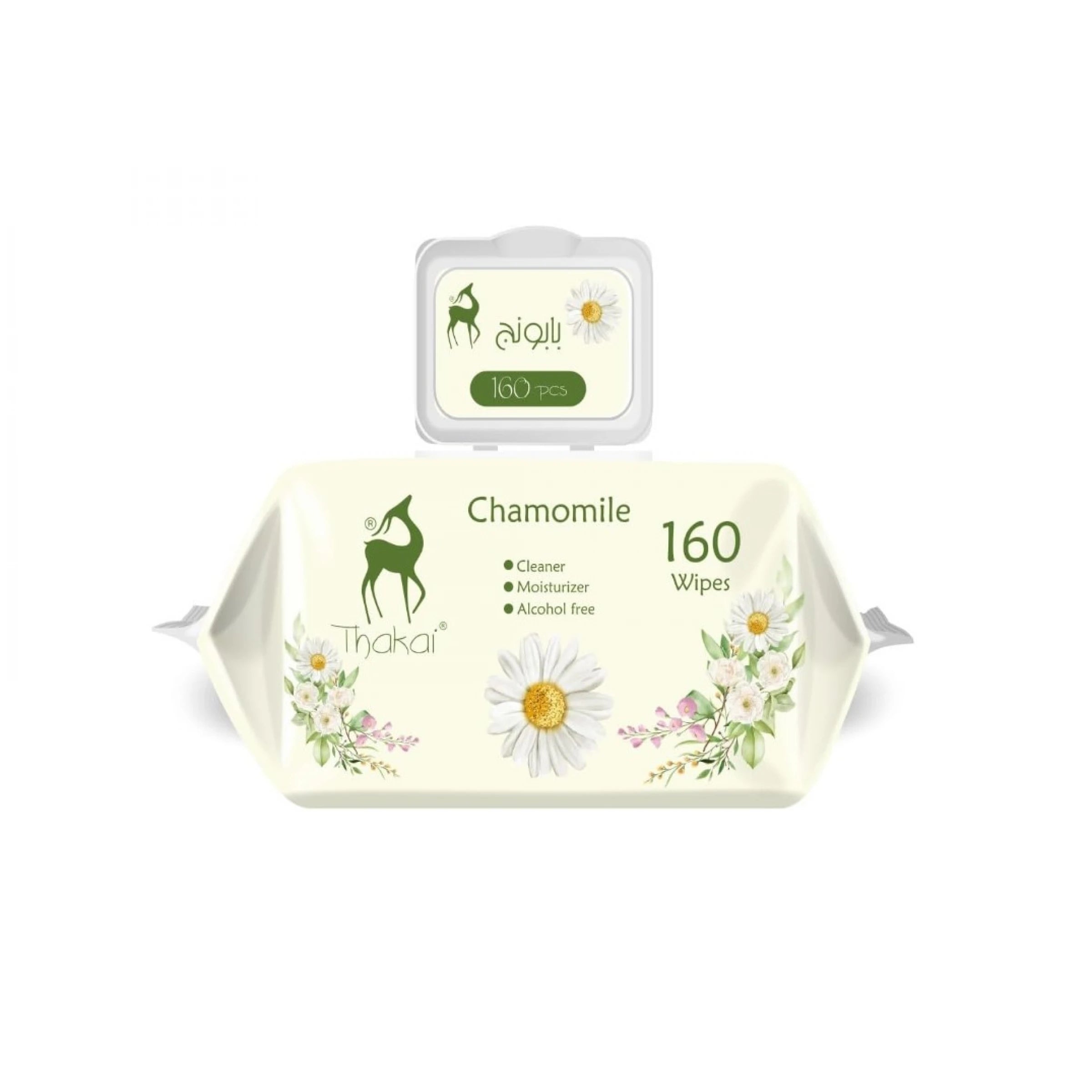 टेके वेट वाइप्स कैमोमाइल सेंट 160 वाइप्स