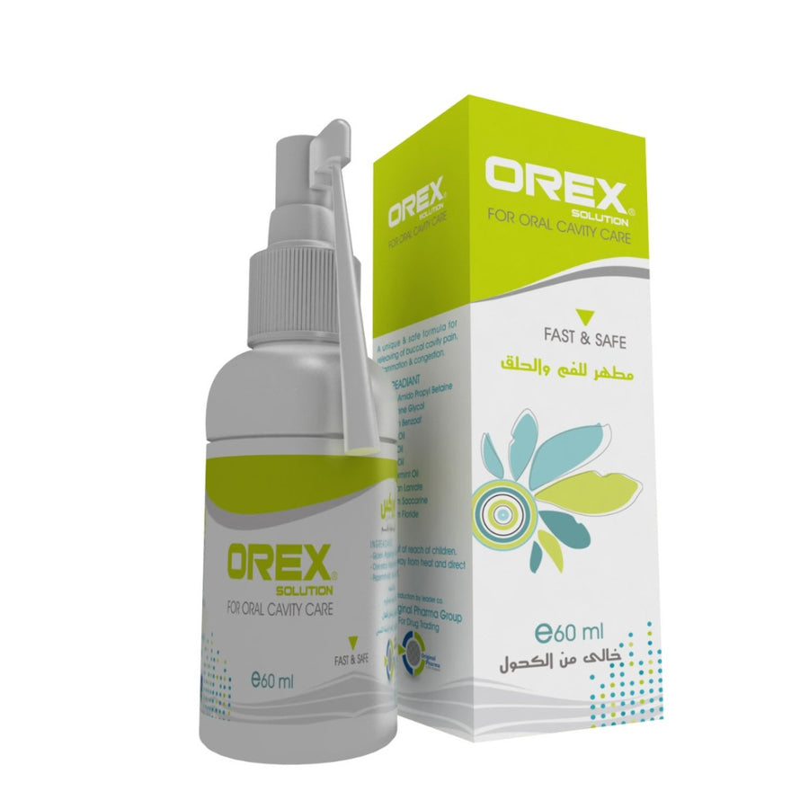 ओरेक्स माउथ एंड थ्रोट एंटीसेप्टिक स्प्रे 60ml