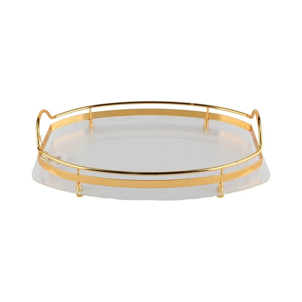 تبسي أكريليك بيضاوي مقاس 35.5x24 سم