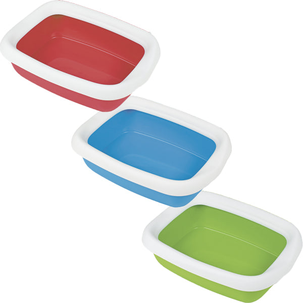 pequeña caja de arena para gatos