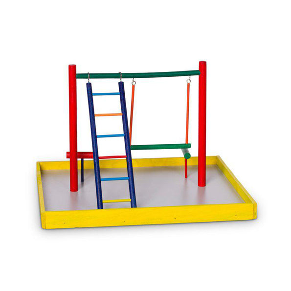 Prevo Playground Court for Cockatiels and Small Parrots - 12.75cm high