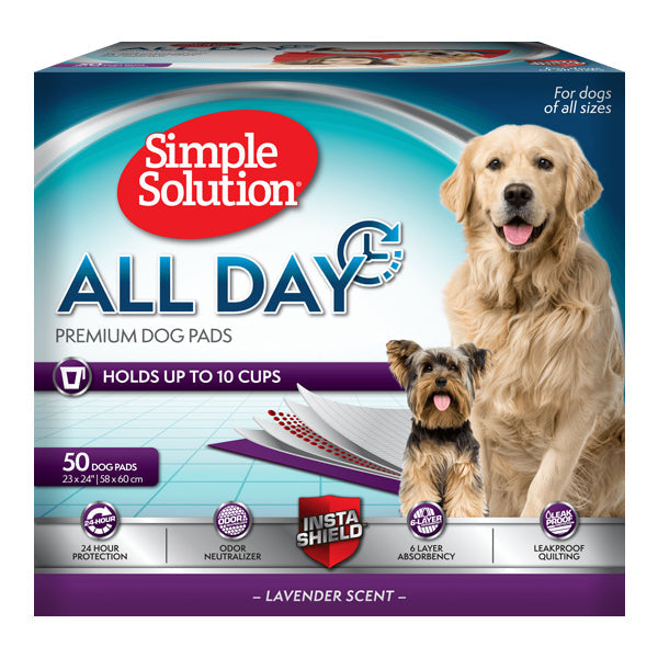 Щетки для дрессировки Simple Solution «All Day» для собак с ароматом лаванды.