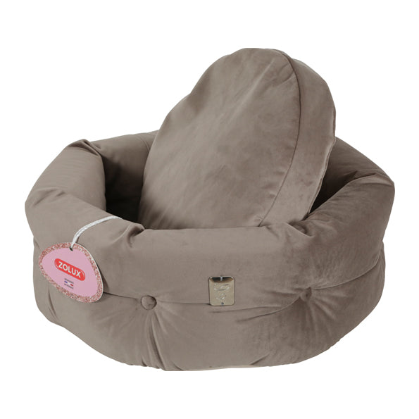 Cama pequeña de terciopelo para mascotas de 41 cm