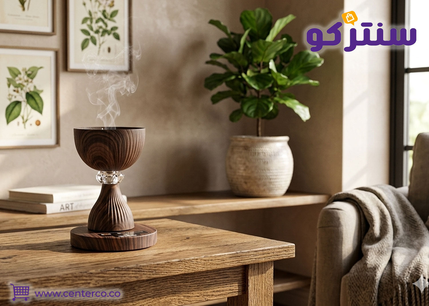 مبخرة الكترونية للحفاظ على رائحة العود الأصلية