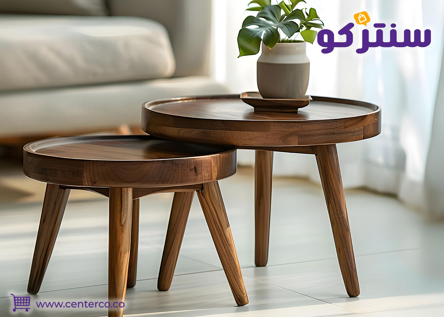 تصاميم طاولات جانبية عصرية تناسب الديكور السعودي الحديث