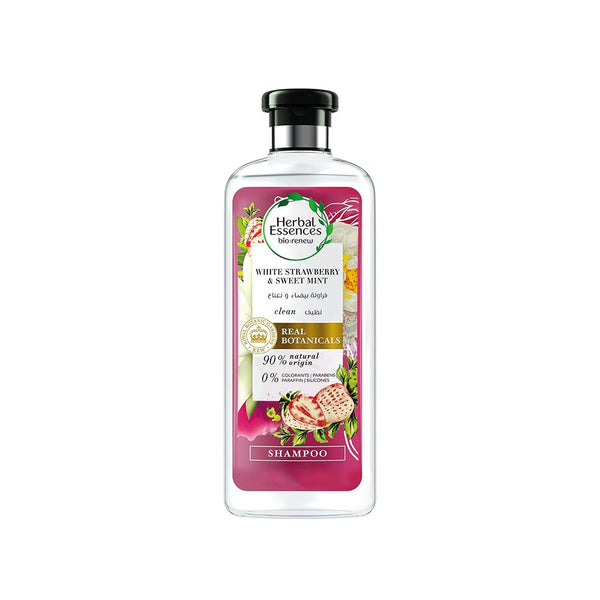 Champú herbal de fresa blanca y menta 400ml