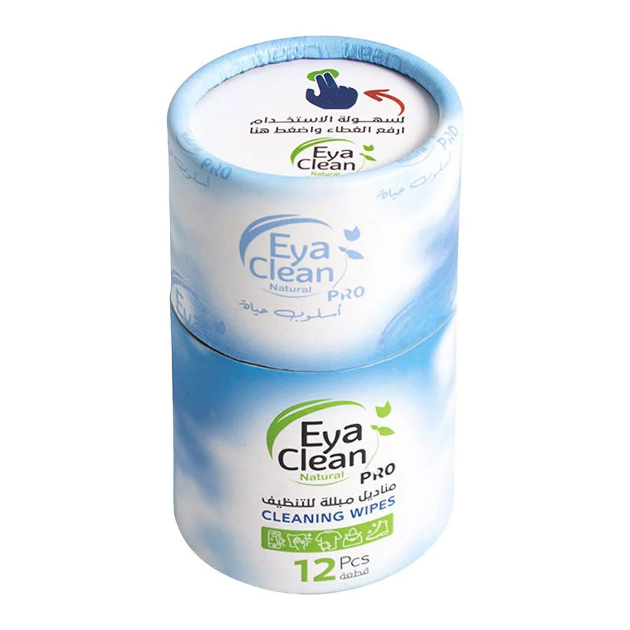 आया क्लीन प्रो वाइप्स 100% प्राकृतिक वेट वाइप्स, 12 वाइप्स