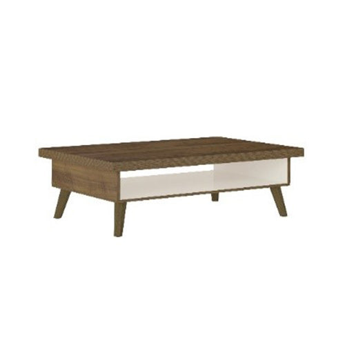 LUCCA COFFEE TABLE - PINE / OFF WHITE