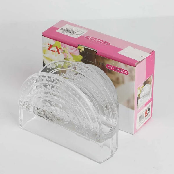 Glass tissue holder 15*11.5cm 