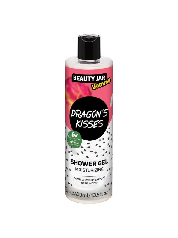 جل استحمام مرطب يمي دراغونز كيسز بالرمان وماء الورد من بيوتي جار - 400 مل