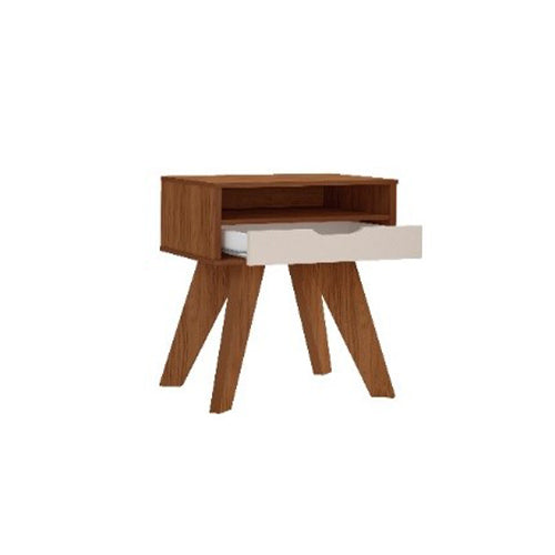 VIP END TABLE - CEDAR / OFF WHITE