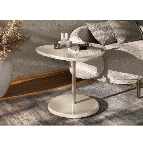 BEL END TABLE - OFF WHITE