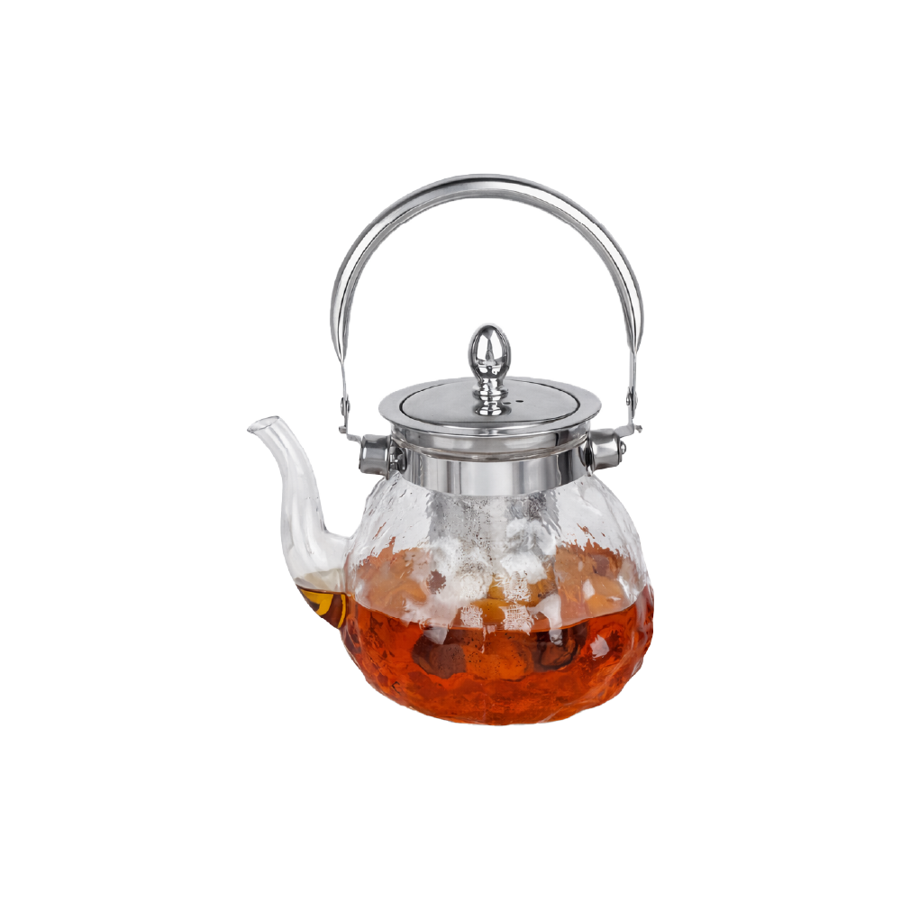 فورهوم إبريق شاي زجاجي فضي 1000 مل