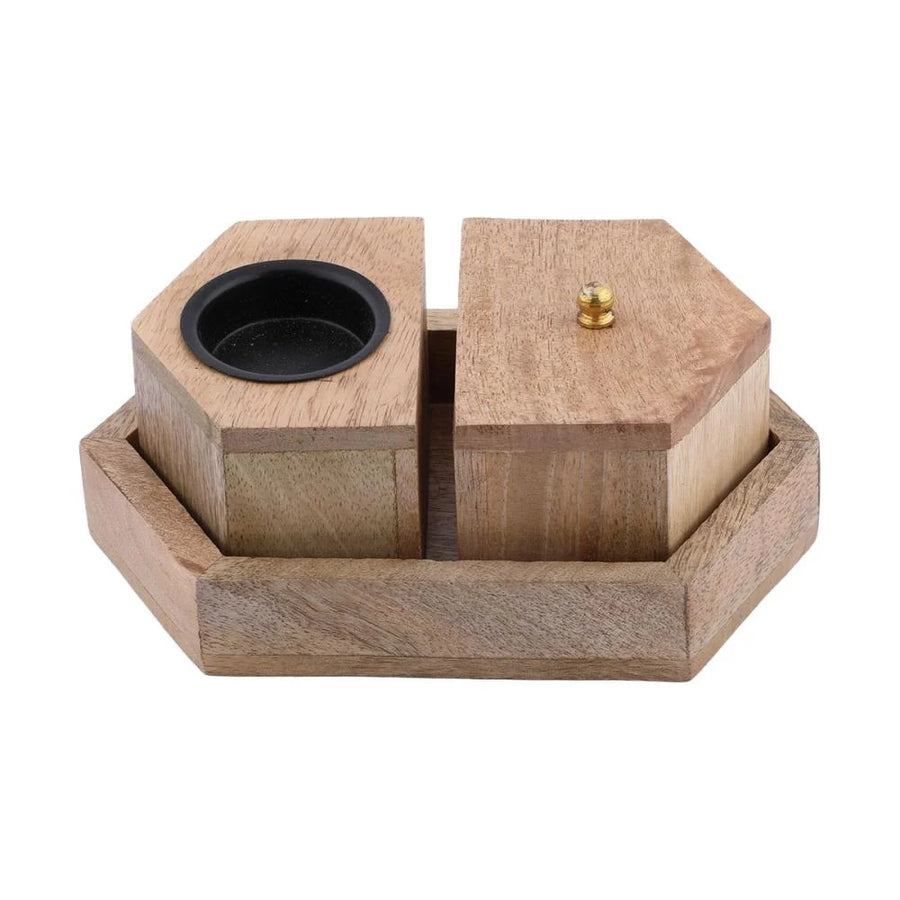 Incense burner set 3 pieces 