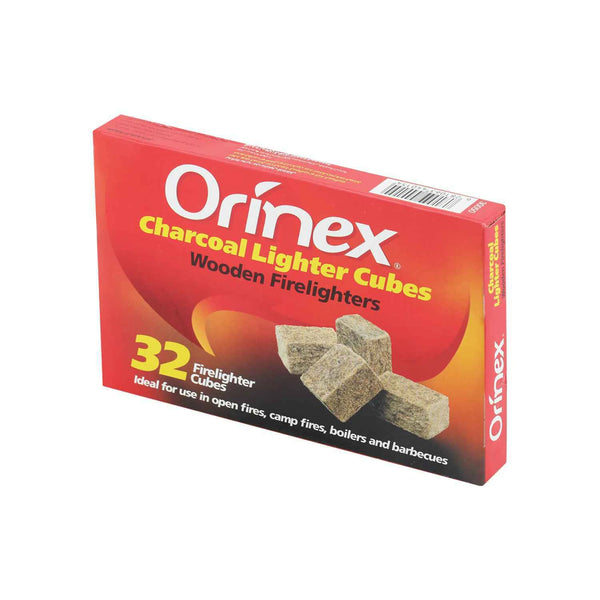 Orinex wooden cube charcoal lighter 32 cubes – سنتركو