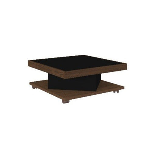 SAARA COFFEE TABLE - WALNUT/BLACK