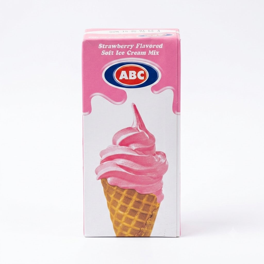 مزيج آيسكريم ABC فراولة 1 لتر