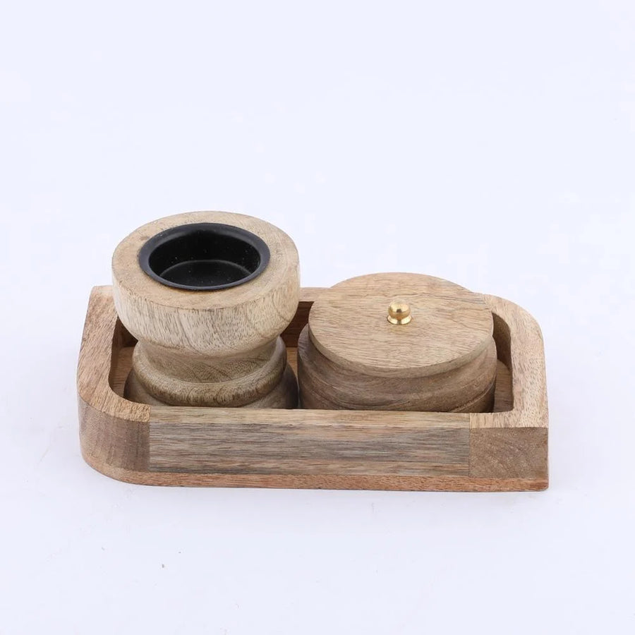 Incense burner set 3 pieces 