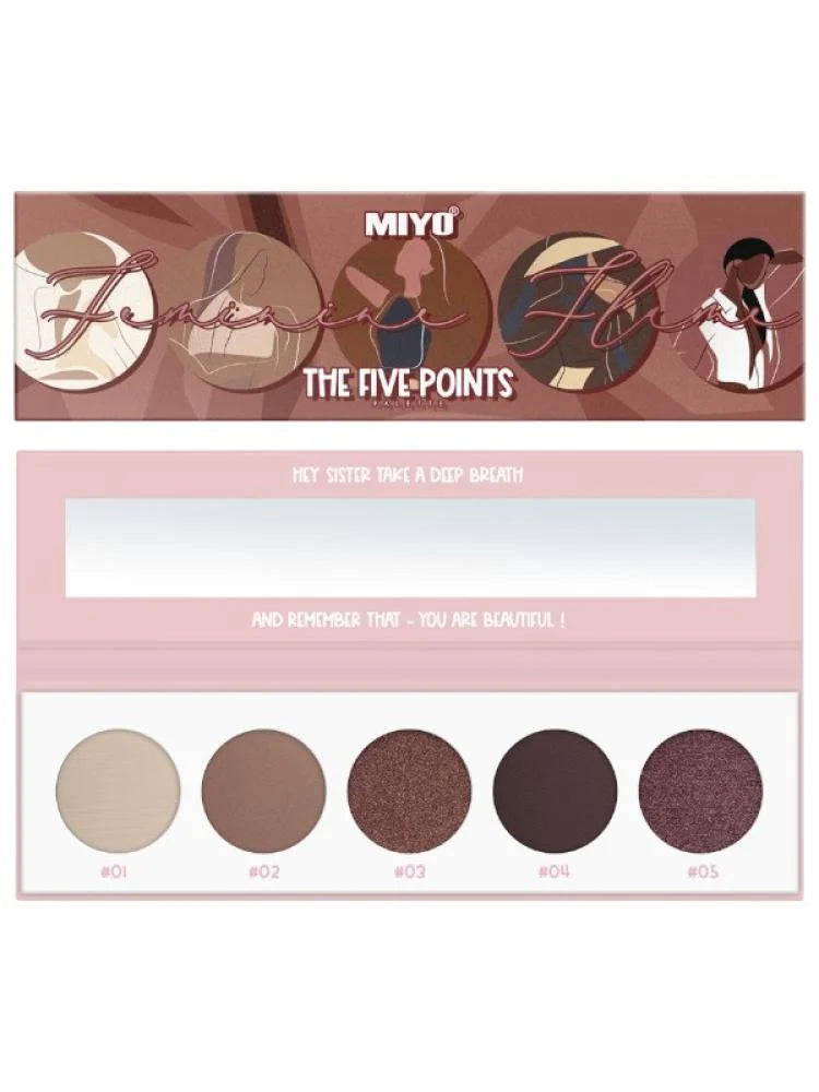 मियो फाइव पॉइंट्स आईशैडो पैलेट - फेमिनिन फ्लेम | 11