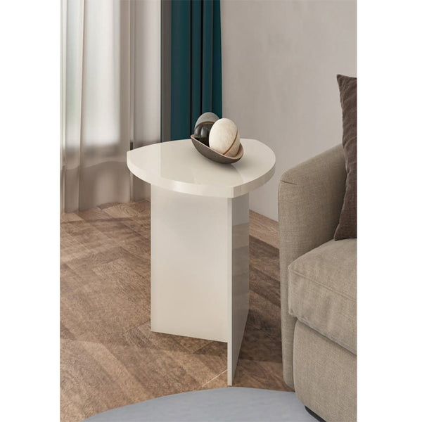 DELTA SIDE TABLE - OFF WHITE