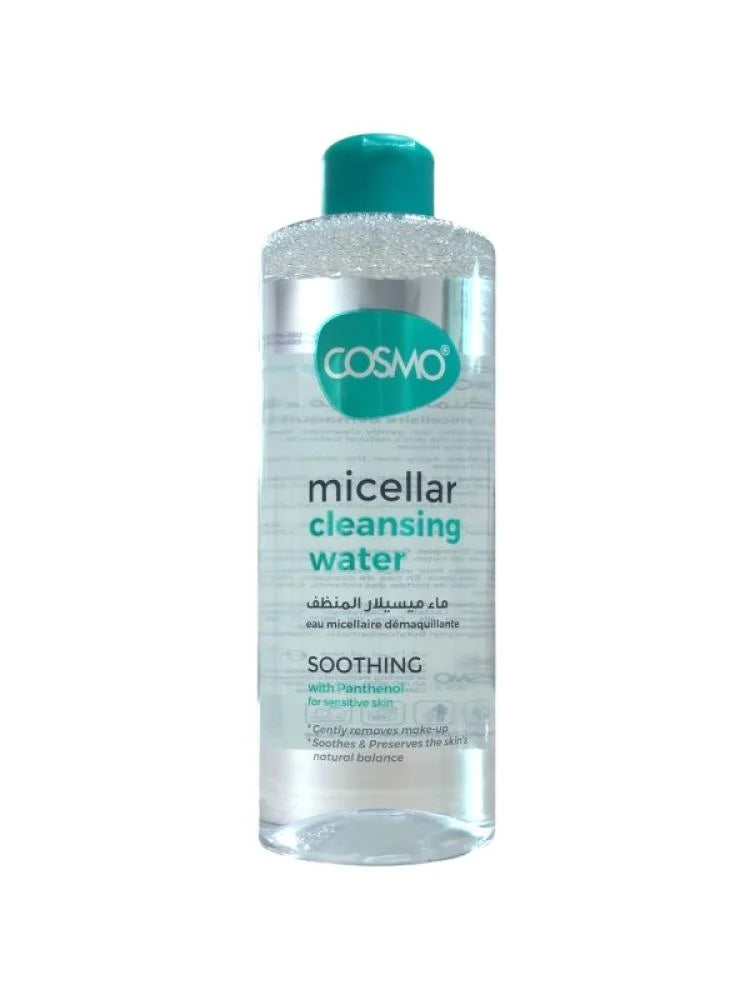 Cosmo Micellar Water Cleanser and Soother for Sensitive Skin with Panthenol - 500ml