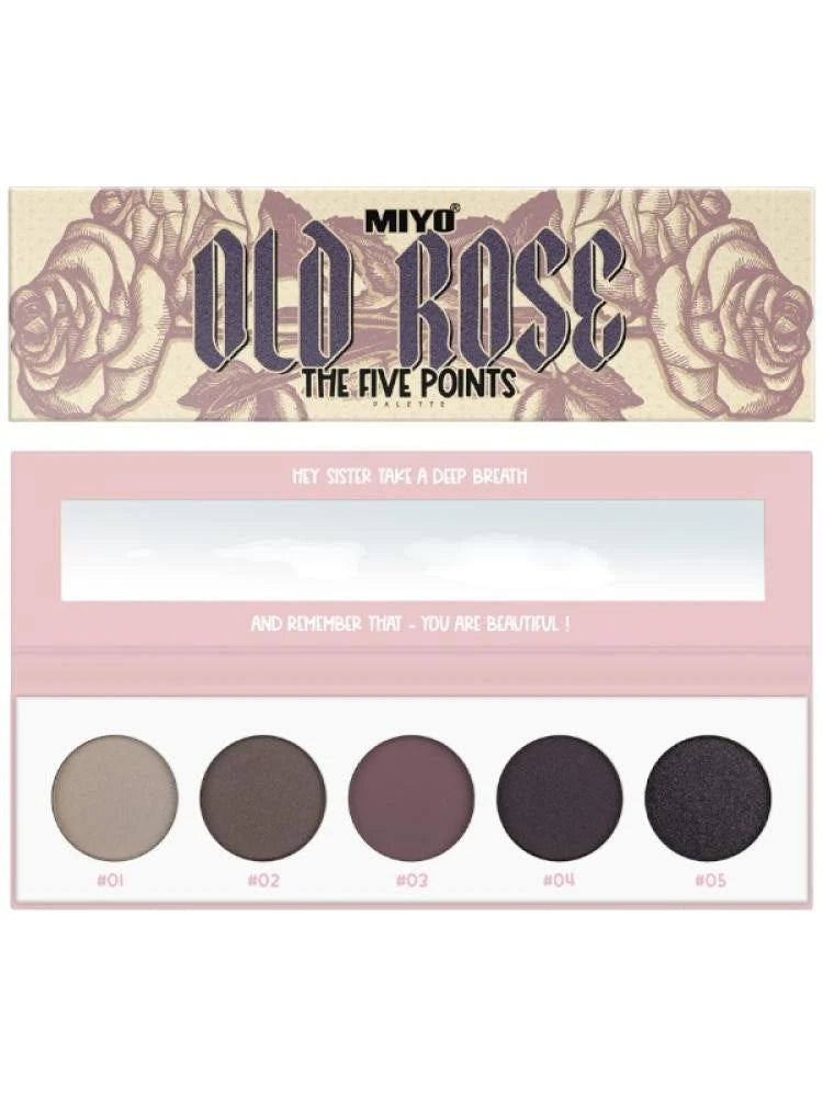 मियो फाइव पॉइंट्स आईशैडो पैलेट - ओल्ड रोज़ | 03