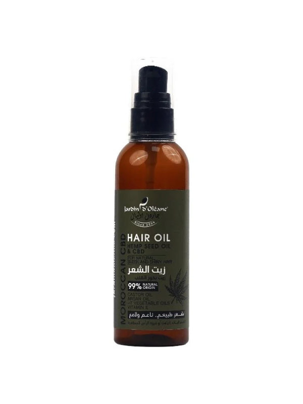 زيت بزيت بذور القنب لشعر ناعم ولامع من جاردن اوليان - 100 مل