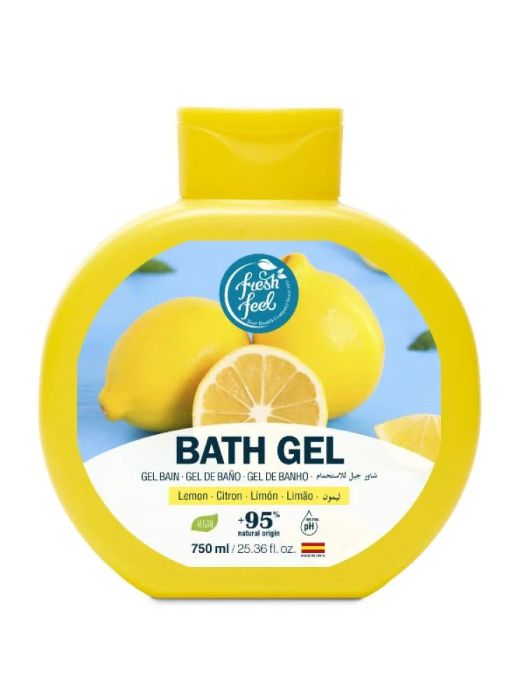 جل استحمام بخلاصة الليمون من فريش فيل - 750مل