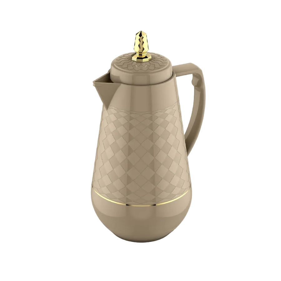 هوم ماستر ترمس شاي وقهوة بيج 1لتر