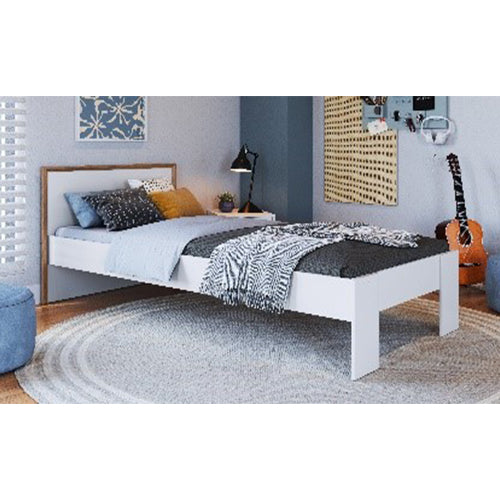 SINGLE BED LOS ANGELES WHITE