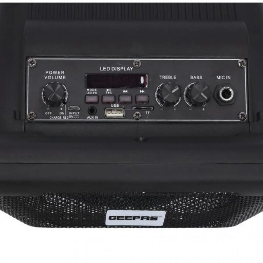 سماعة مكبر صوت جيباس قابل للشحن مع اضاءة