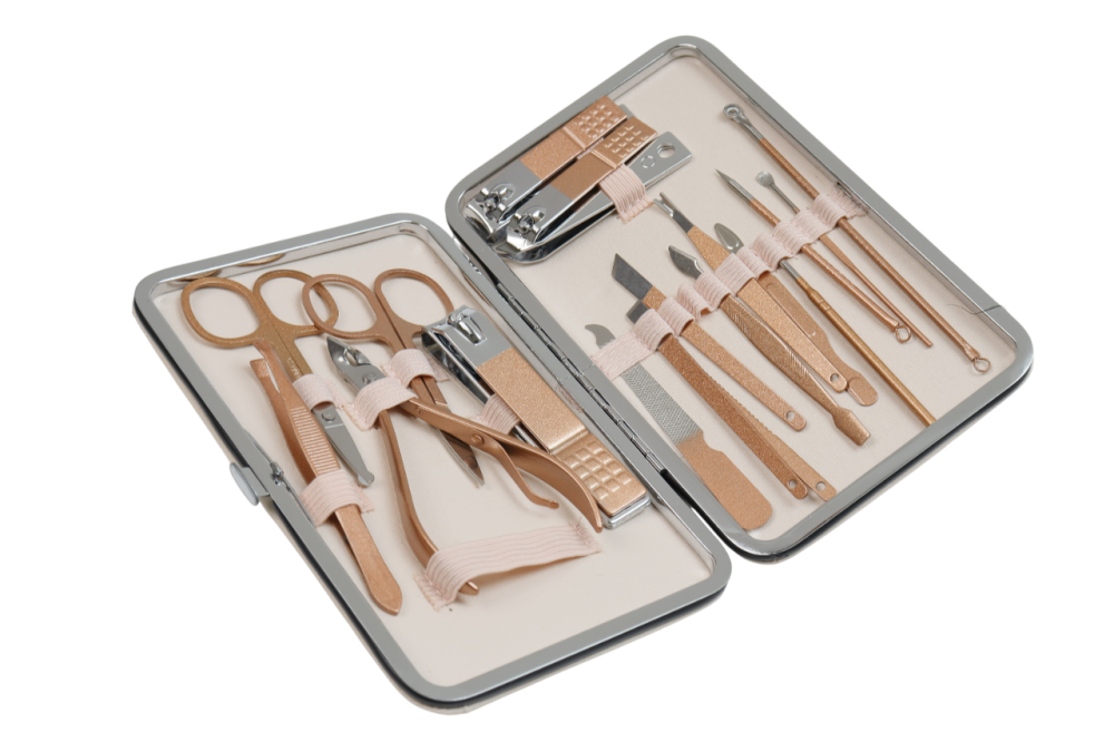 सैलून सिस्टम मल्टी-पर्पस नेल केयर सेट, 16 पीस