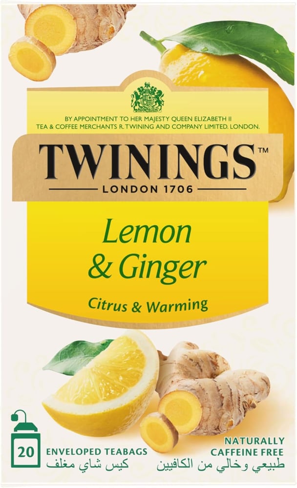 تويننجز شاي 20حبة Lemon&Ginger