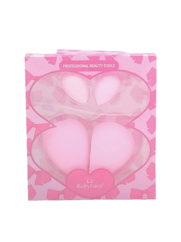 اسفنجة مكياج 4 قطع من روبي فيس - الوان متنوعة