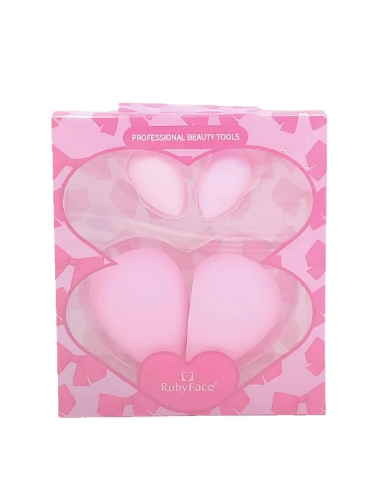 اسفنجة مكياج 4 قطع من روبي فيس - الوان متنوعة