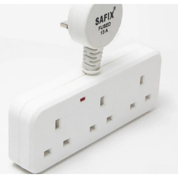 توصيلة كهربائية سافكس 3 منافذ بدون سلك