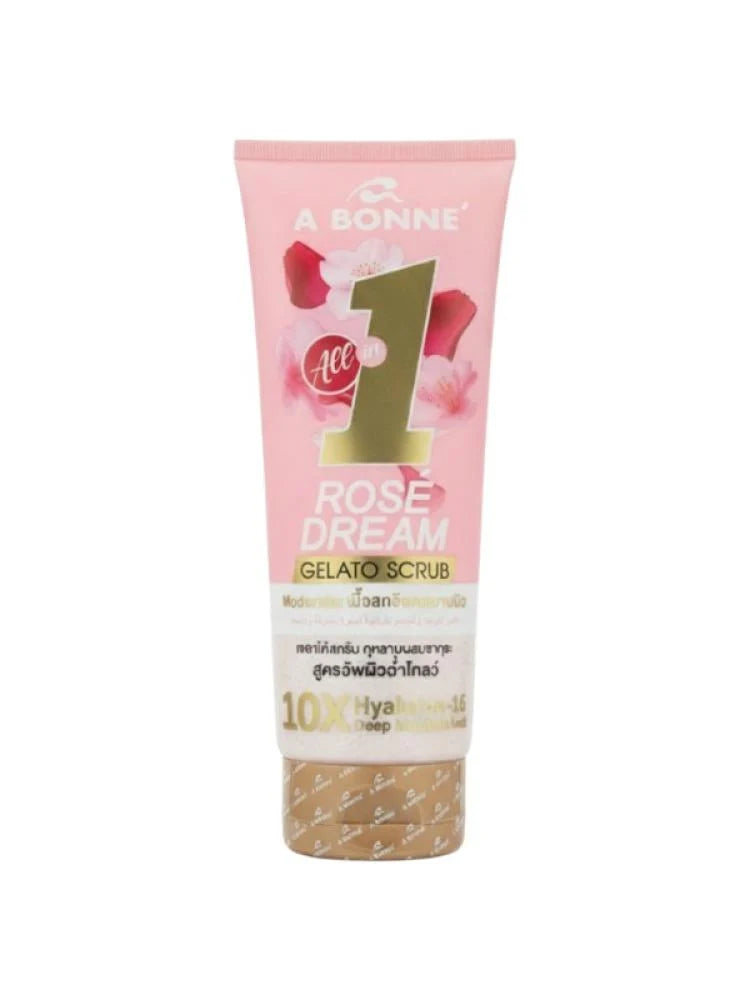 مقشر جيلاتو للوجة والجسم روز دريم اشراق وتالق من ايبون - 300 جرام