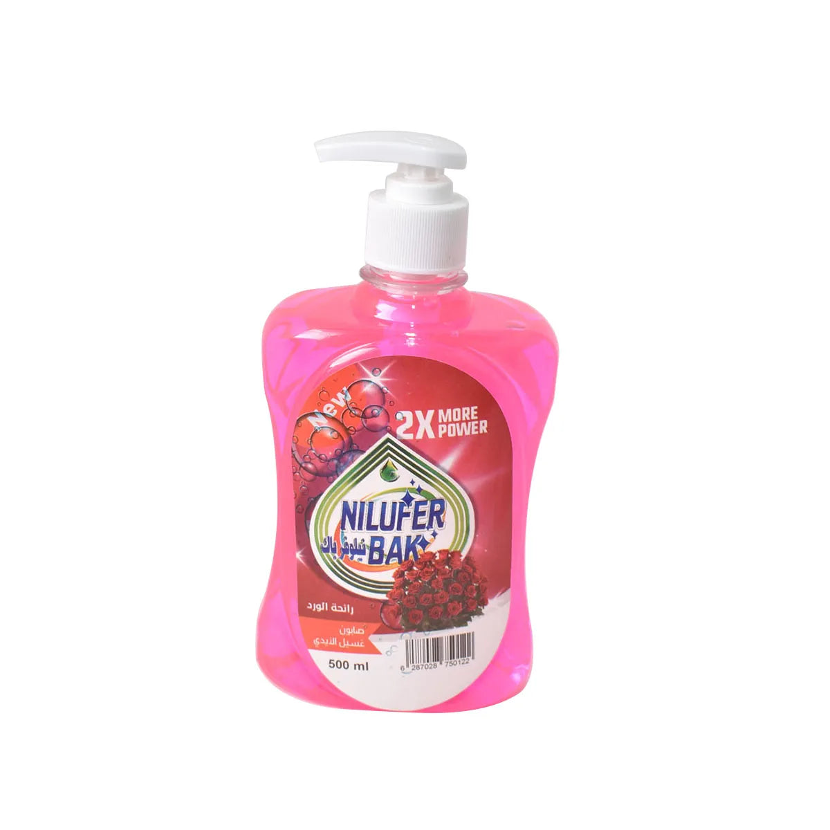 صابون سائل لليدين نيلوفر باك برائحة الورد 500 مل