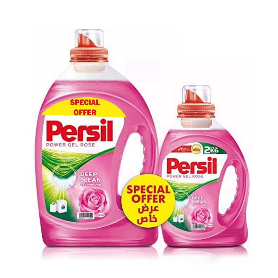 Persil gel rose 2,9 litres + 1 litre cadeau