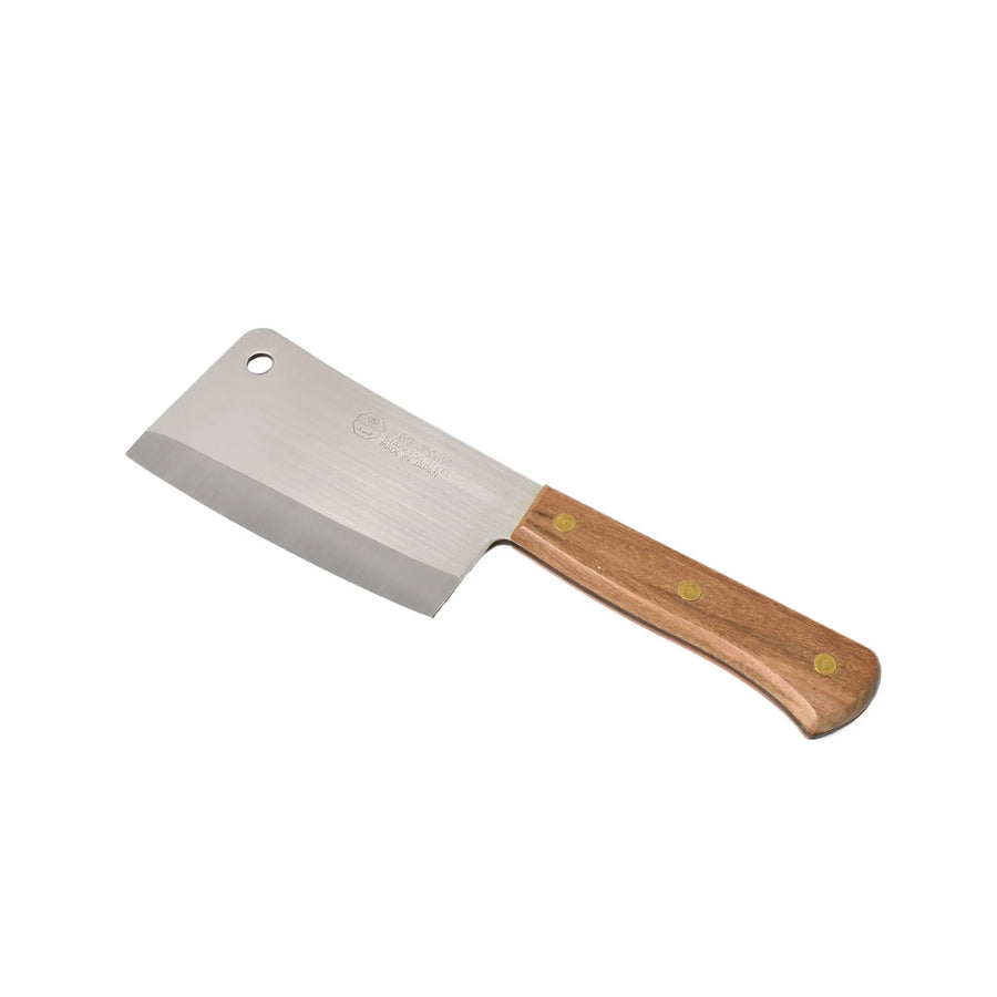 Japanese Steel Sword Cleaver with 6 Inch Wooden Handle