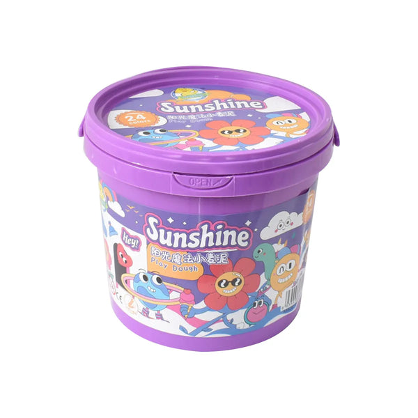 Play dough bucket 24 colors