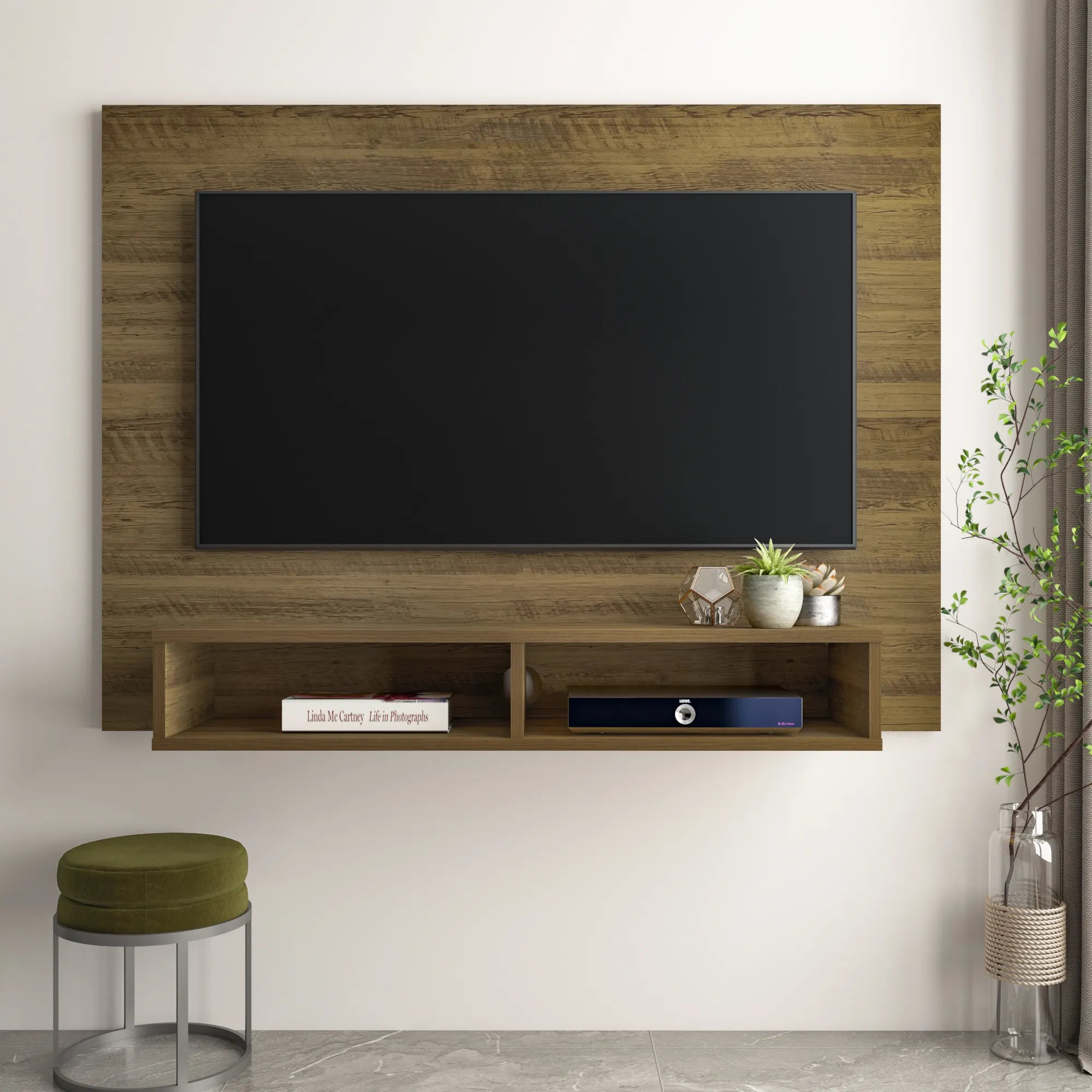 Flash Tv Wall Panel Pine