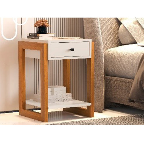 BED SIDE TABLE WHITE