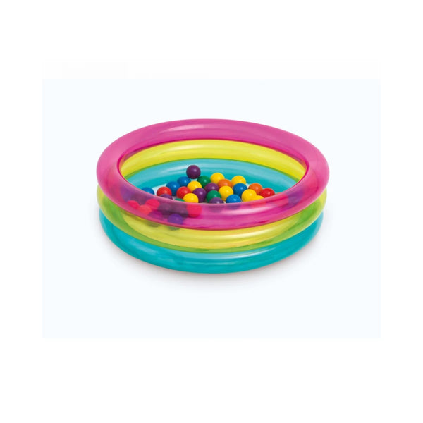 Piscina hinchable redonda Intex con bolas de colores 86 x 25 cm