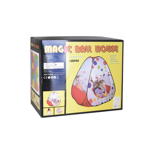 Kids play tent with colorful balls